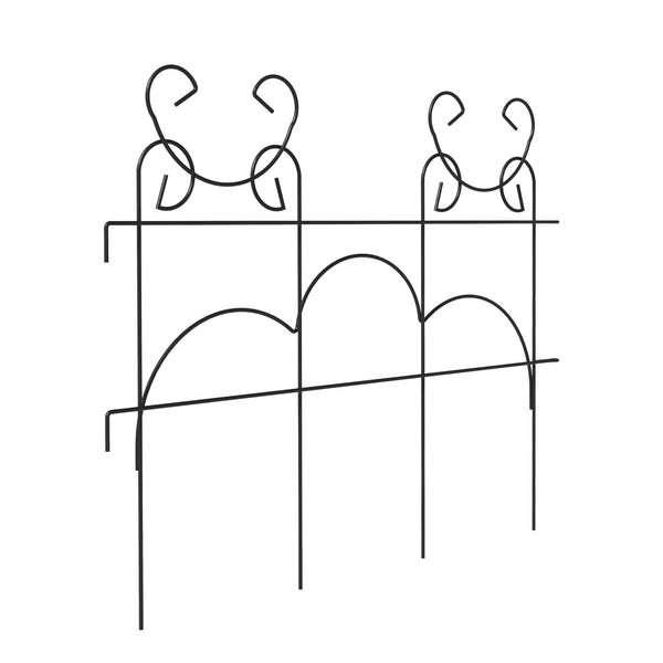 Beetumrandung Metall DONAN 43 x 34 cm 20er Set schwarz