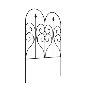 Beetumrandung Metall DOVER 61 x 81 cm 5er Set schwarz