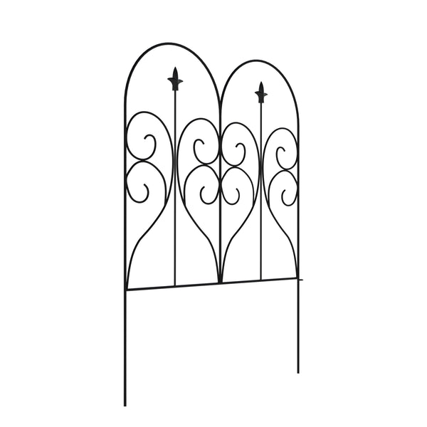 Beetumrandung Metall DOVER 61 x 81 cm 5er Set schwarz