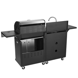Gasgrill mit Waschbecken AMPATO 4+1 Brenner