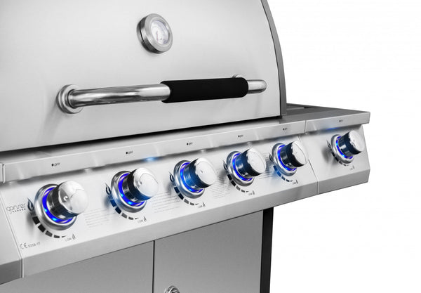 Gasgrill BBQ 5+1 Brenner