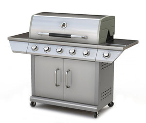 Gasgrill BBQ 5+1 Brenner