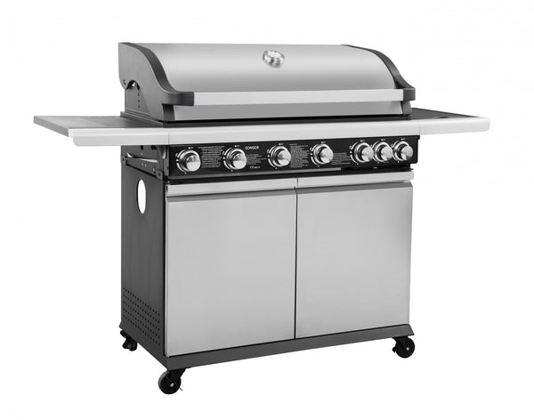 Gasgrill BBQ 6+1 Brenner