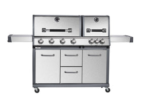Gasgrill BBQ 4+3 Brenner