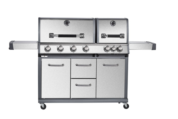 Gasgrill BBQ 4+3 Brenner