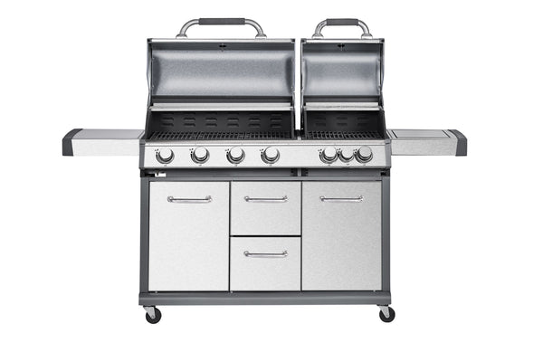 Gasgrill BBQ 4+3 Brenner