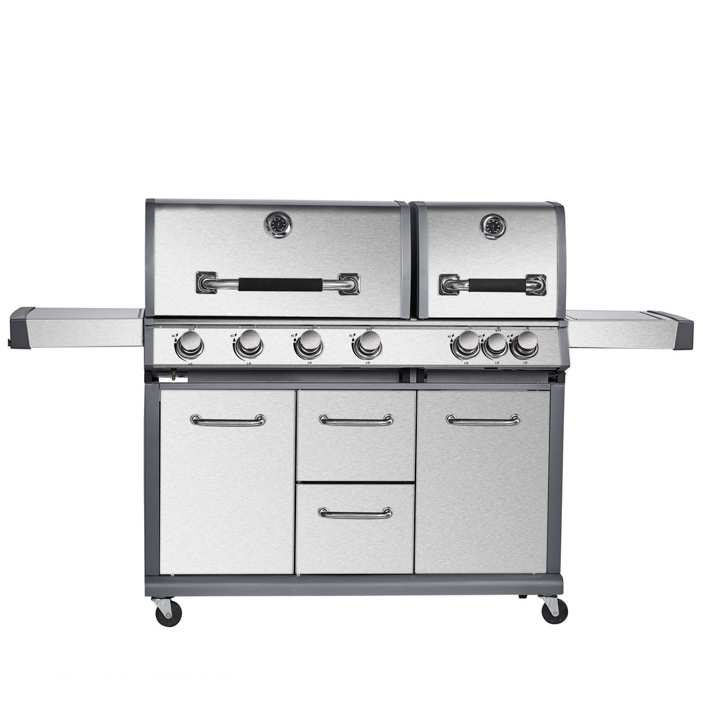 Barbecue a gas 4+3 bruciatori