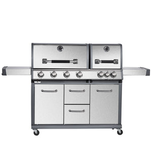 Gasgrill BBQ 4+3 Brenner