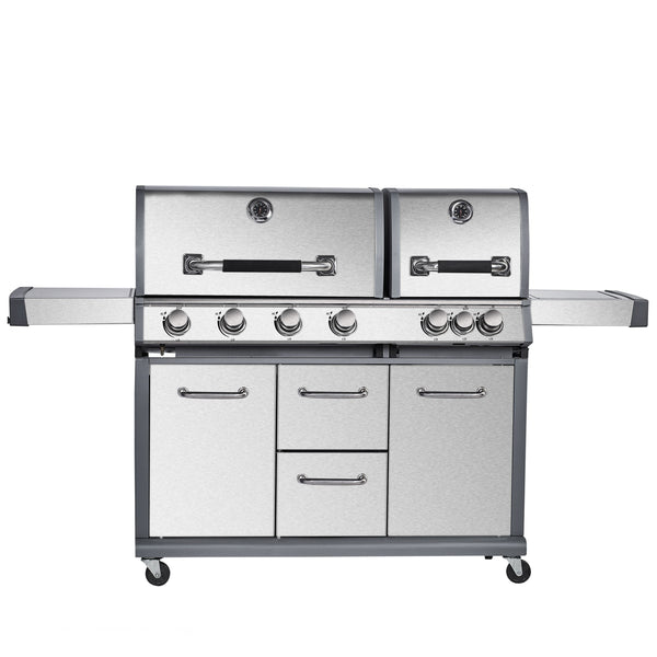 Gasgrill BBQ 4+3 Brenner