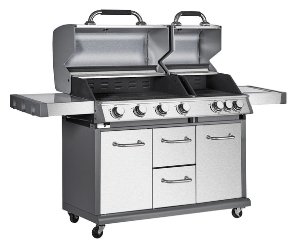 Gasgrill BBQ 4+3 Brenner