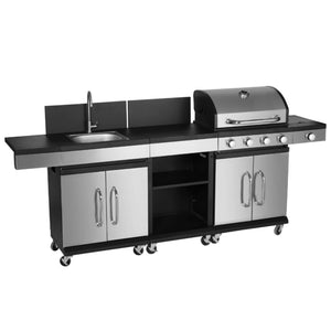Gasgrill Outdoorküche AMPATO 4+1 Brenner