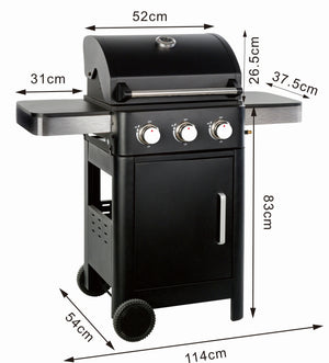 Gasgrill VESUV 3 Brenner