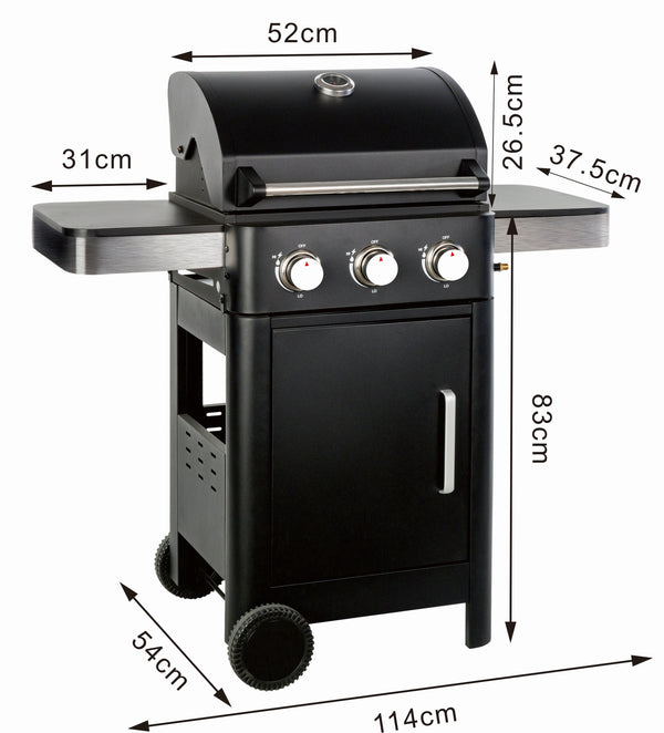 Gasgrill VESUV 3 Brenner