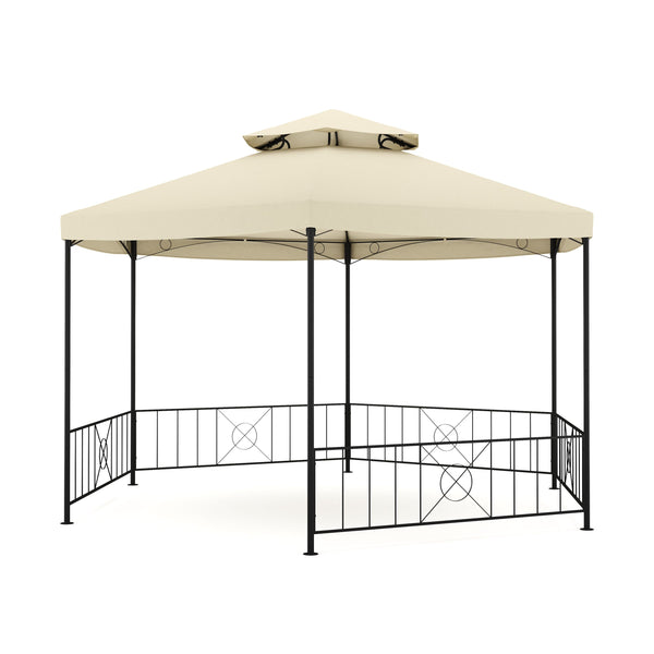 Gartenpavillon, Pavillon 6-eckig