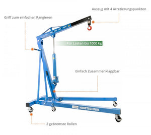 Güde - Werkstattkran 1000.1 kg
