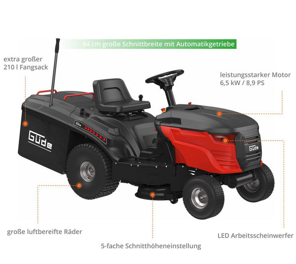 Güde - Rasentraktor GAR 840 T Hydrostat