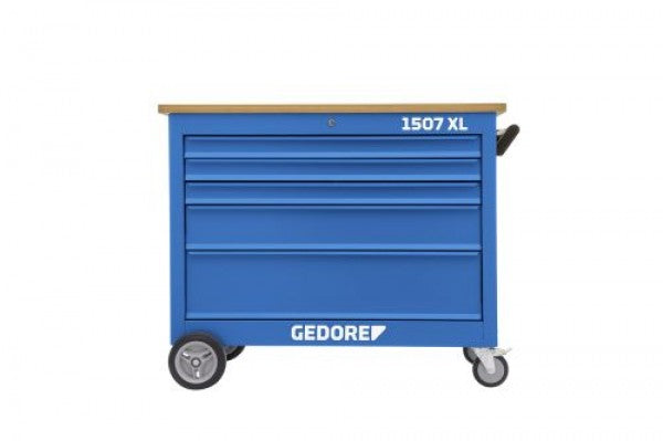 Gedore - Rollwerkbank 1507 XL 03200 mit 5 Schubfächern