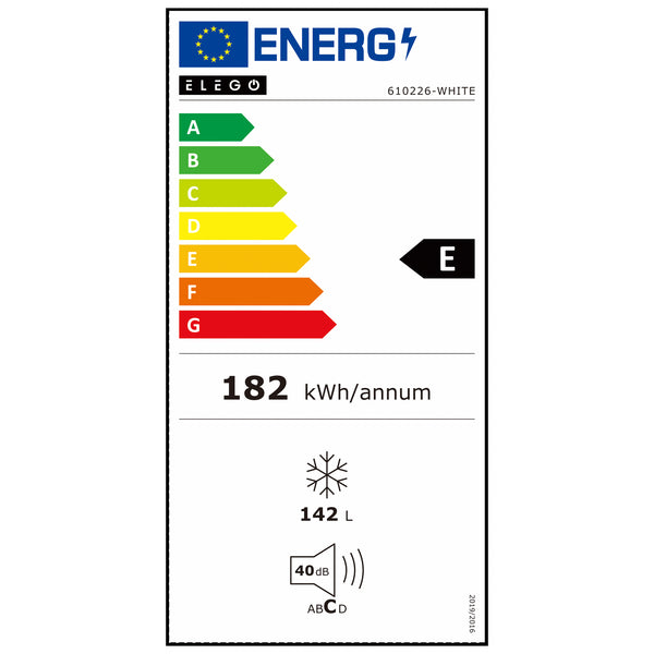 Gefriertruhe 142L weiss