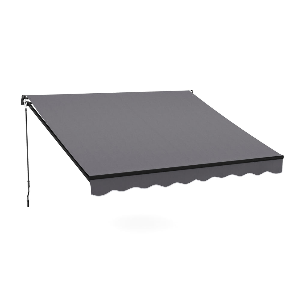 Tenda da sole a bracci estensibili 300 x 250 cm antracite