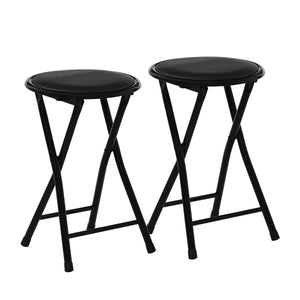 Klapphocker HENRY 2er Set schwarz
