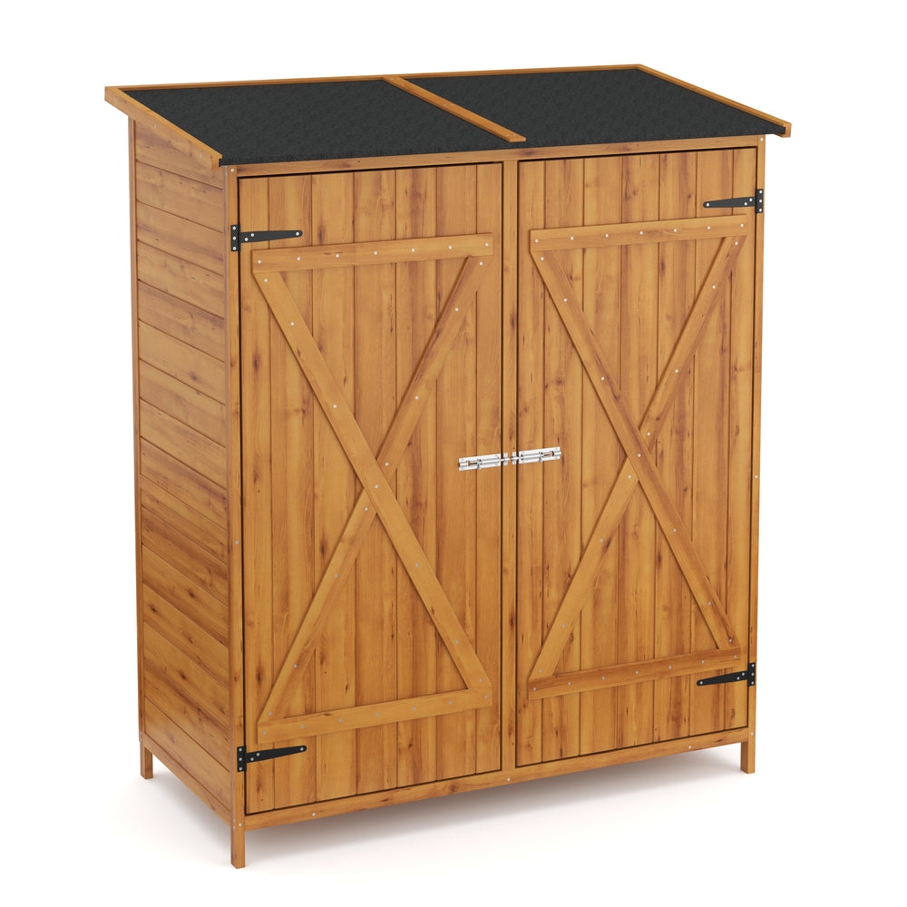 Casetta da giardino in legno 138 x 66 x 160 cm