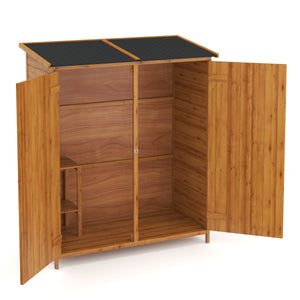 Gerätehaus aus Holz 138 x 66 x 160 cm