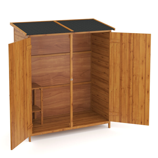 Gerätehaus aus Holz 138 x 66 x 160 cm