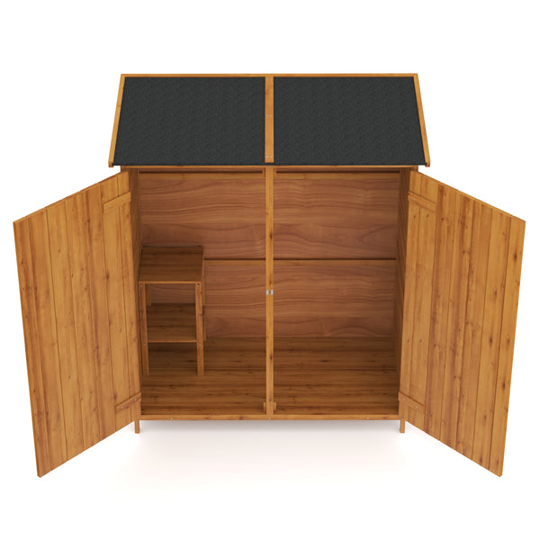 Gerätehaus aus Holz 138 x 66 x 160 cm