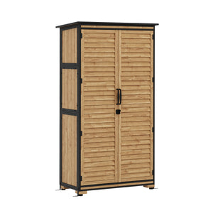 Gerätehaus Holz 87 x 46 x 158 cm