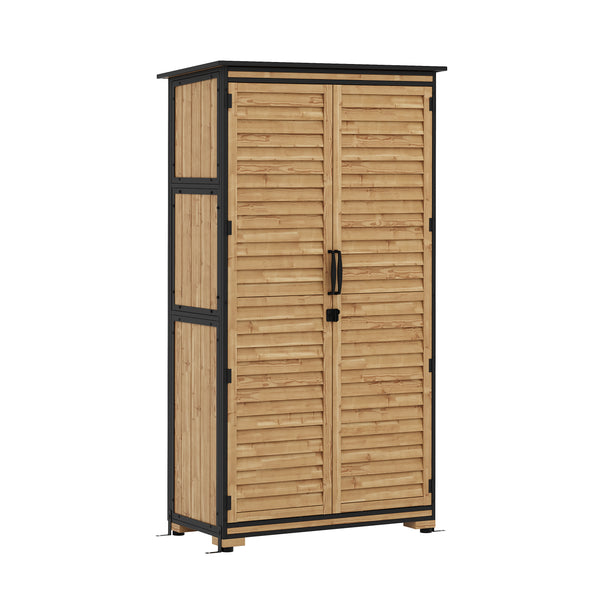 Gerätehaus Holz 87 x 46 x 158 cm