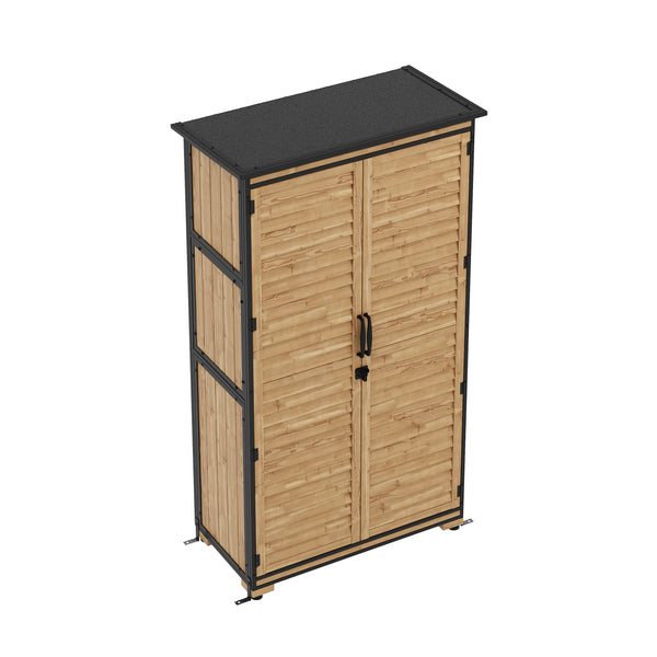 Gerätehaus Holz 87 x 46 x 158 cm