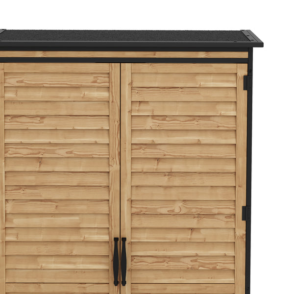 Gerätehaus Holz 87 x 46 x 158 cm