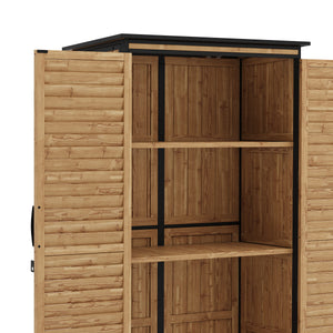 Gerätehaus Holz 87 x 46 x 158 cm