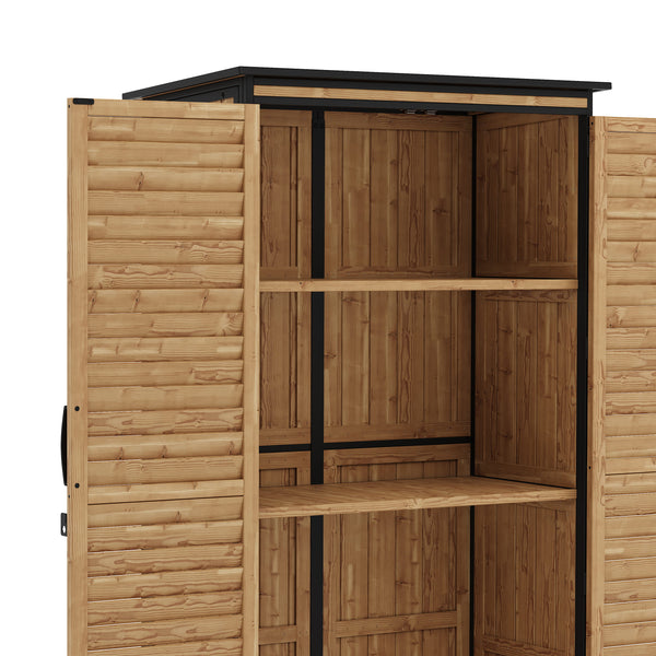 Gerätehaus Holz 87 x 46 x 158 cm