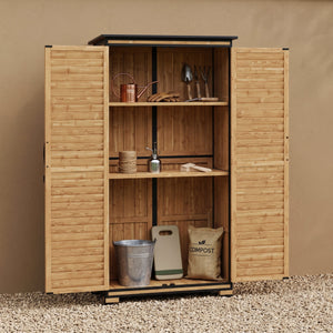 Gerätehaus Holz 87 x 46 x 158 cm