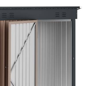 Gerätehaus Metall 161 x 94 x 181 cm