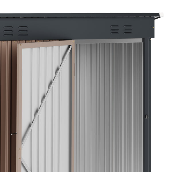 Gerätehaus Metall 161 x 94 x 181 cm