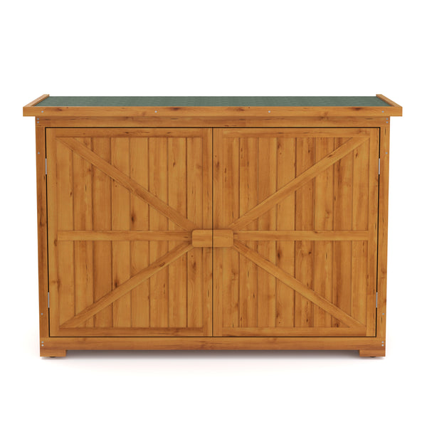 Gerätehaus Holz 128 x 50 x 88 cm