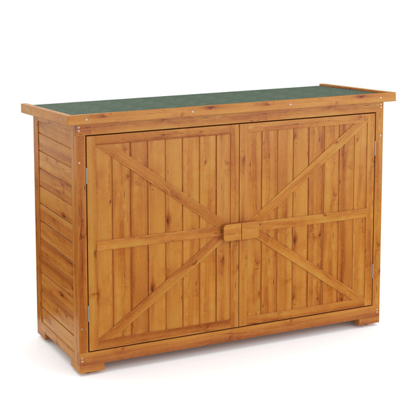 Gerätehaus Holz 128 x 50 x 88 cm