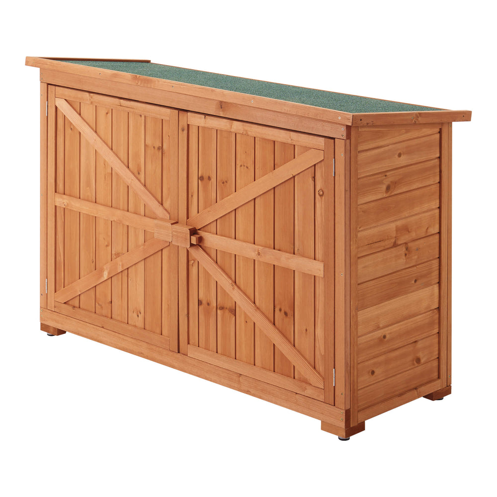 Casetta da giardino/armadietto per attrezzi Kerteminde 88 x 128 x 50 cm, legno di abete 