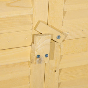 Geräteschuppen Gerätehaus Geräteschrank Holz 87x46.5x160cm