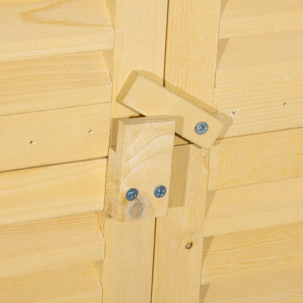 Geräteschuppen Gerätehaus Geräteschrank Holz 87x46.5x160cm