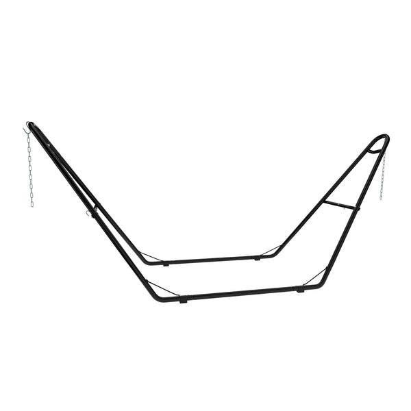Gestell für Hängematte 325 x 100 cm schwarz