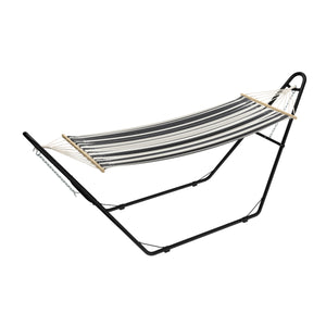 Gestell für Hängematte 325 x 100 cm schwarz