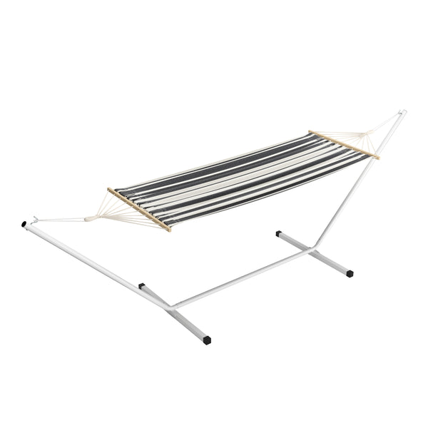 Gestell für Hängematte 360 x 115 cm weiss