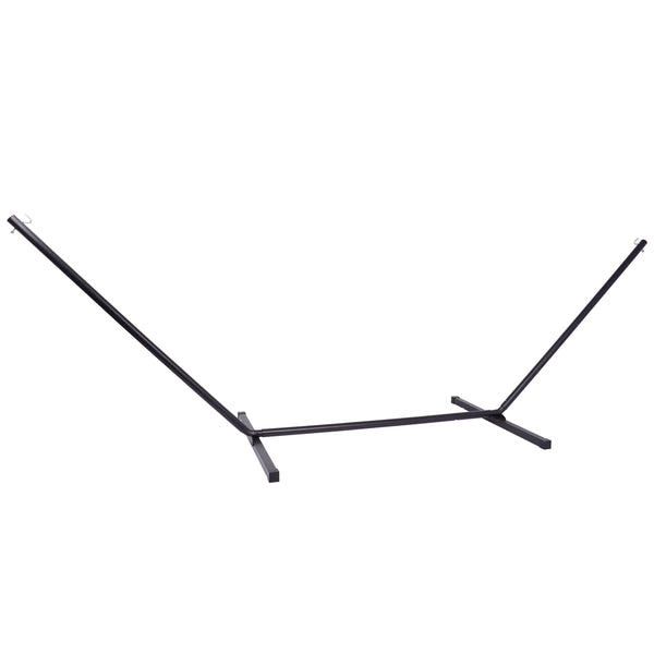 Gestell für Hängematte 360 x 115 cm schwarz