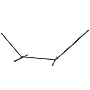 Gestell für Hängematte 360 x 115 cm schwarz