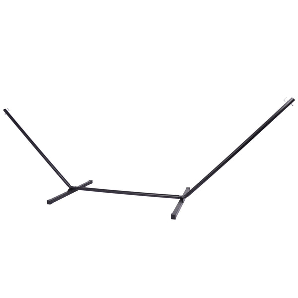 Gestell für Hängematte 360 x 115 cm schwarz