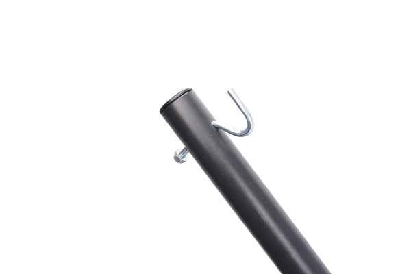 Gestell für Hängematte 360 x 115 cm schwarz