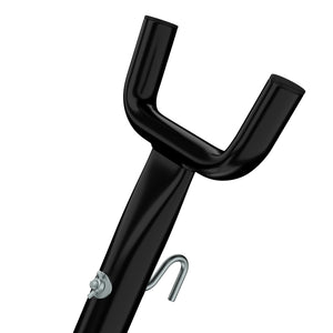 Gestell für Hängematte mit Getränkehalter 300 x 120 cm schwarz